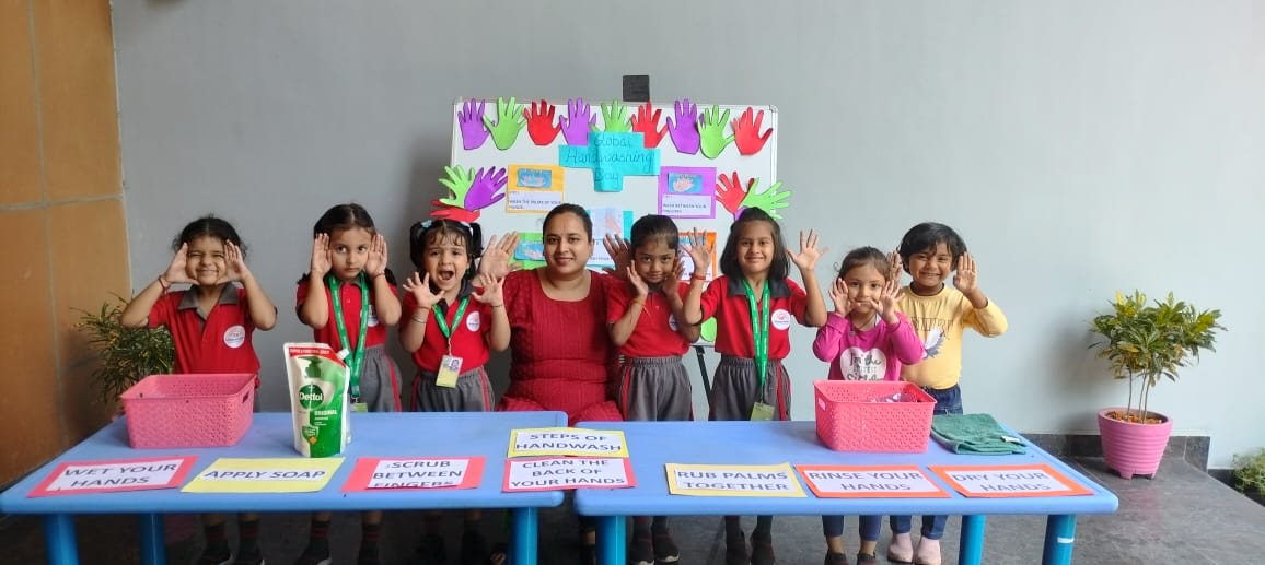 HAND WASHING DAY AT UDAYAN KIDZ GURUGRAM