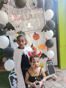 Halloween party at AG colony