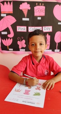 Pink Colour Day at Raheja Vedanta Gurugram