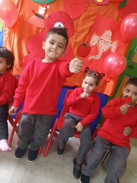 RED COLOUR  DAY CELEBRATION AT AG COLONY