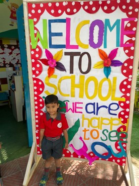 Welcome first day of school @udayan kidz, sector 8