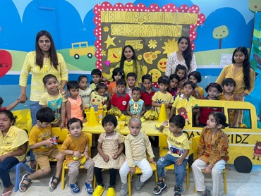 Yellow day celebration @ Udayan kidz , Dwarka sector 8