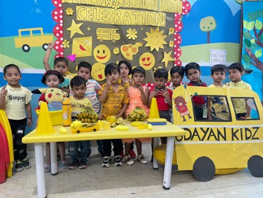 Yellow day celebration @ Udayan kidz , Dwarka sector 8