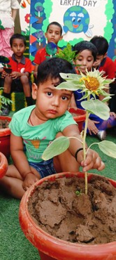 EARTH DAY  CELEBRATION  AT  UDAYAN KIDZ ASHIYANA NAGAR ,PATNA.