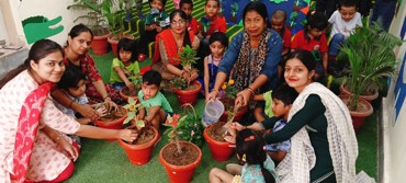 EARTH DAY  CELEBRATION  AT  UDAYAN KIDZ ASHIYANA NAGAR ,PATNA.