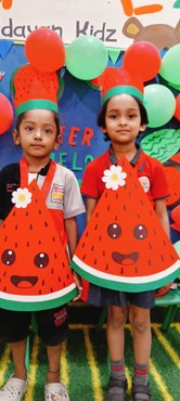 WATERMELON DAY   CELEBRATION AT UDAYAN KIDZ , ASHIYANA NAGAR , PATNA