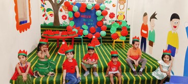 WATERMELON DAY   CELEBRATION AT UDAYAN KIDZ , ASHIYANA NAGAR , PATNA