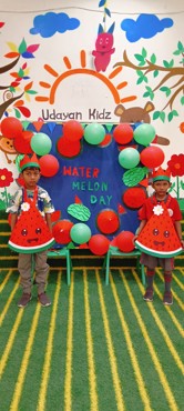 WATERMELON DAY   CELEBRATION AT UDAYAN KIDZ , ASHIYANA NAGAR , PATNA