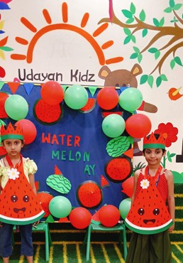 WATERMELON DAY   CELEBRATION AT UDAYAN KIDZ , ASHIYANA NAGAR , PATNA