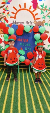 WATERMELON DAY   CELEBRATION AT UDAYAN KIDZ , ASHIYANA NAGAR , PATNA