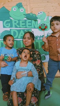 GREEN DAY DELIGHT AT UDAYAN KIDZ, GURUGRAM