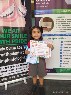 DENTAL HEALTH CHECK UP CAMP AT UDAYAN KIDZ GURUGRAM