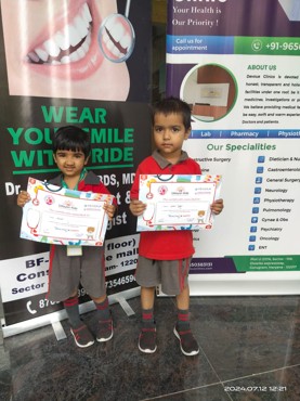 DENTAL HEALTH CHECK UP CAMP AT UDAYAN KIDZ GURUGRAM