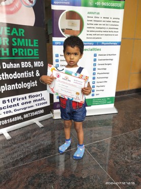 DENTAL HEALTH CHECK UP CAMP AT UDAYAN KIDZ GURUGRAM