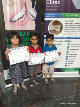 DENTAL HEALTH CHECK UP CAMP AT UDAYAN KIDZ GURUGRAM