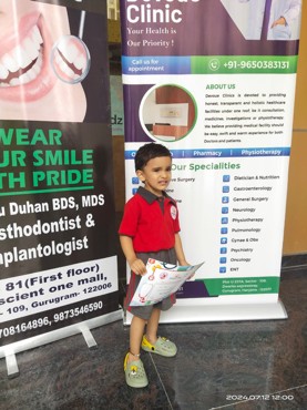 DENTAL HEALTH CHECK UP CAMP AT UDAYAN KIDZ GURUGRAM