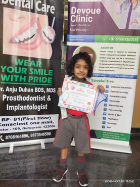 DENTAL HEALTH CHECK UP CAMP AT UDAYAN KIDZ GURUGRAM