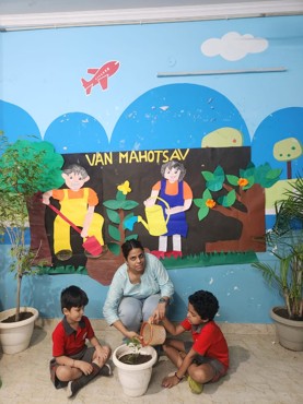 Van Mahotsav Celebration at udayan kidz dwarka sector 8