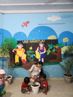 Van Mahotsav Celebration at udayan kidz dwarka sector 8