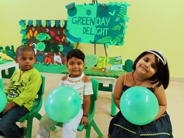 GREEN DAY DELIGHT AT UDAYAN KIDZ ASHIYANA NAGAR PATNA