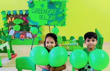 GREEN DAY DELIGHT AT UDAYAN KIDZ ASHIYANA NAGAR PATNA