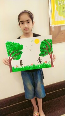 PAINTING CONTEST AT GREEN GURGAON BY UDAYAN KIDZ GURUGRAM