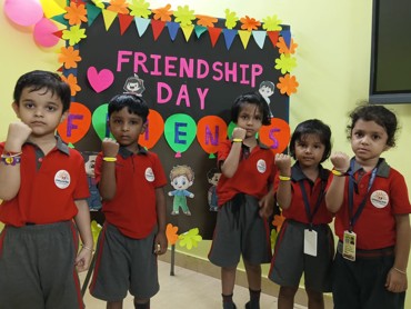 FRIENDSHIP DAY CELEBRATION AT UDAYAN KIDZ ASHIYANA NAGAR , PATNA