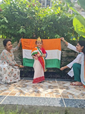 INDEPENDENCE DAY CELEBRATION AT UDAYAN KIDZ SEC 108 GURUGRAM