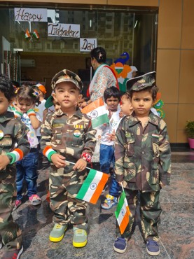 INDEPENDENCE DAY CELEBRATION AT UDAYAN KIDZ SEC 108 GURUGRAM