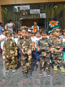 INDEPENDENCE DAY CELEBRATION AT UDAYAN KIDZ SEC 108 GURUGRAM