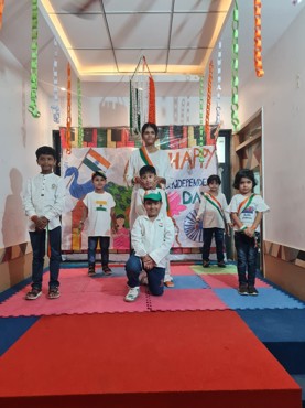 INDEPENDENCE DAY CELEBRATION AT UDAYAN KIDZ SEC 108 GURUGRAM