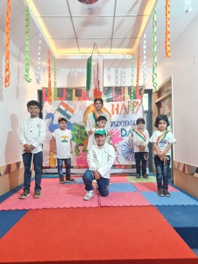 INDEPENDENCE DAY CELEBRATION AT UDAYAN KIDZ SEC 108 GURUGRAM