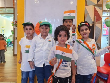 INDEPENDENCE DAY CELEBRATION AT UDAYAN KIDZ SEC 108 GURUGRAM