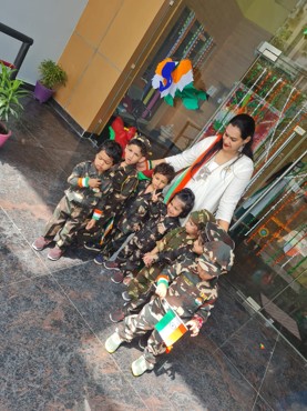 INDEPENDENCE DAY CELEBRATION AT UDAYAN KIDZ SEC 108 GURUGRAM