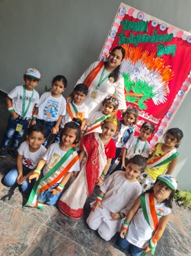 INDEPENDENCE DAY CELEBRATION AT UDAYAN KIDZ SEC 108 GURUGRAM