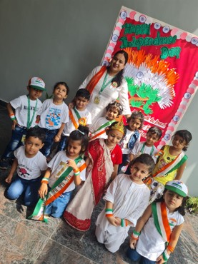 INDEPENDENCE DAY CELEBRATION AT UDAYAN KIDZ SEC 108 GURUGRAM