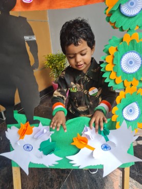 INDEPENDENCE DAY CELEBRATION AT UDAYAN KIDZ SEC 108 GURUGRAM