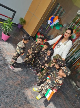 INDEPENDENCE DAY CELEBRATION AT UDAYAN KIDZ SEC 108 GURUGRAM