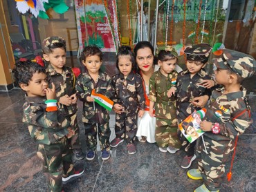 INDEPENDENCE DAY CELEBRATION AT UDAYAN KIDZ SEC 108 GURUGRAM