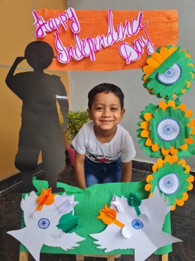 INDEPENDENCE DAY CELEBRATION AT UDAYAN KIDZ SEC 108 GURUGRAM