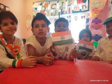 INDEPENDENCE DAY CELEBRATION AT UDAYAN KIDZ SEC 108 GURUGRAM