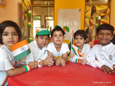 INDEPENDENCE DAY CELEBRATION AT UDAYAN KIDZ SEC 108 GURUGRAM