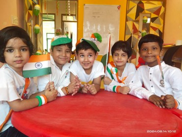 INDEPENDENCE DAY CELEBRATION AT UDAYAN KIDZ SEC 108 GURUGRAM