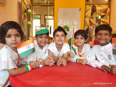 INDEPENDENCE DAY CELEBRATION AT UDAYAN KIDZ SEC 108 GURUGRAM