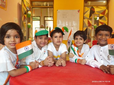 INDEPENDENCE DAY CELEBRATION AT UDAYAN KIDZ SEC 108 GURUGRAM