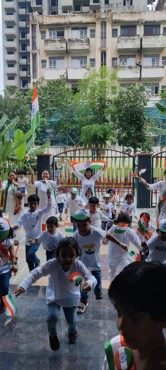 INDEPENDENCE DAY CELEBRATION AT UDAYAN KIDZ SEC 108 GURUGRAM