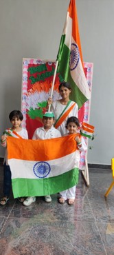 INDEPENDENCE DAY CELEBRATION AT UDAYAN KIDZ SEC 108 GURUGRAM