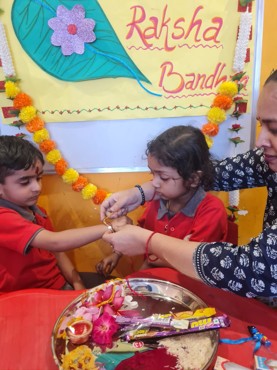 RAKHI CELEBRATION AT UDAYAN KIDZ SEC 108 GRUGRAM