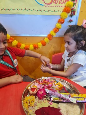 RAKHI CELEBRATION AT UDAYAN KIDZ SEC 108 GRUGRAM