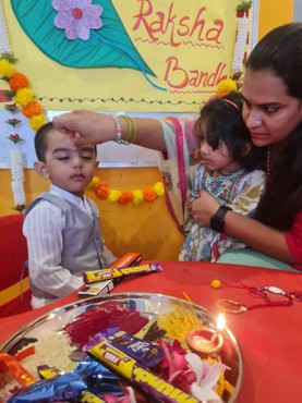 RAKHI CELEBRATION AT UDAYAN KIDZ SEC 108 GRUGRAM